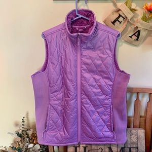 L.L. Bean women’s fleece lined fitness vest